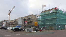 851447 Gezicht op de bouw van woningen in de Erroll Garnerstraat in de buurt Terwijde, in de wijk Leidsche Rijn te ...